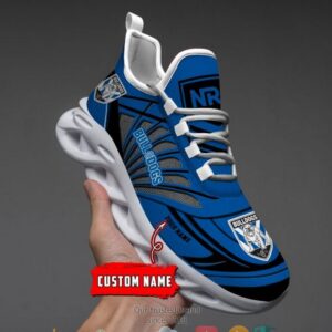 Personalized Nrl Canterbury Bulldogs Blue Max Soul Sneakers