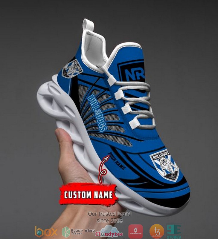 Personalized Nrl Canterbury Bulldogs Blue Max Soul Sneakers Personalized Nrl Canterbury Bulldogs Blue Max Soul Sneakers