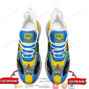 Personalized Nrl Gold Coast Titans Clunky Max Soul Shoes