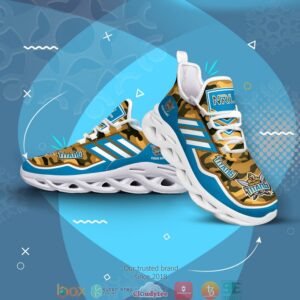 Personalized Nrl Gold Coast Titans Orange Camo Max Soul Sneakers