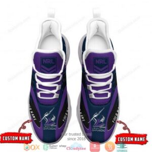 Personalized Nrl Melbourne Storm Clunky Max Soul Shoes