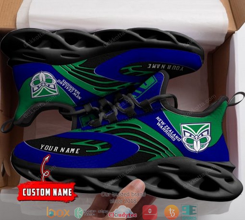 Personalized Nrl New Zealand Warriors Clunky Max Soul Shoes Personalized Nrl New Zealand Warriors Clunky Max Soul Shoes
