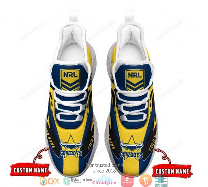 Personalized Nrl North Queensland Cowboys Clunky Max Soul Shoes Personalized Nrl North Queensland Cowboys Clunky Max Soul Shoes