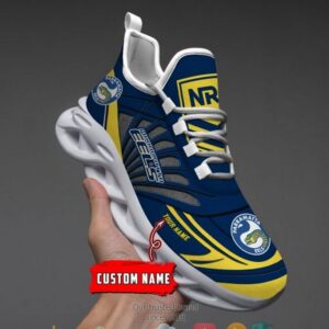 Personalized Nrl Parramatta Eels Navy Max Soul Sneakers