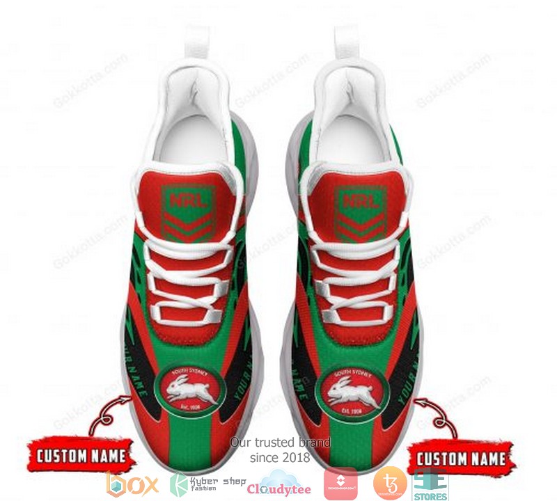 Personalized Nrl South Sydney Rabbitohs Clunky Max Soul Shoes Personalized Nrl South Sydney Rabbitohs Clunky Max Soul Shoes