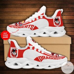 Personalized Nrl St George Illawarra Dragons Max Soul Sneaker