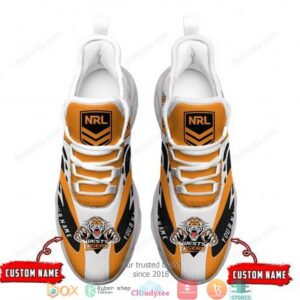 Personalized Nrl Wests Tigers Clunky Max Soul Shoes