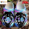 Personalized Number Love Softball Holographic Crocs Classic Clog Shoes