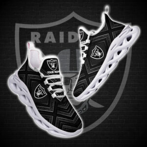 Personalized Oakland Raiders Custom Clunky Max Soul Shoes