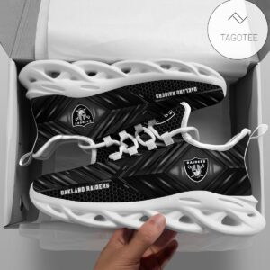 Personalized Oakland Raiders Football Team Clunky Sneakers Max Soul Shoes