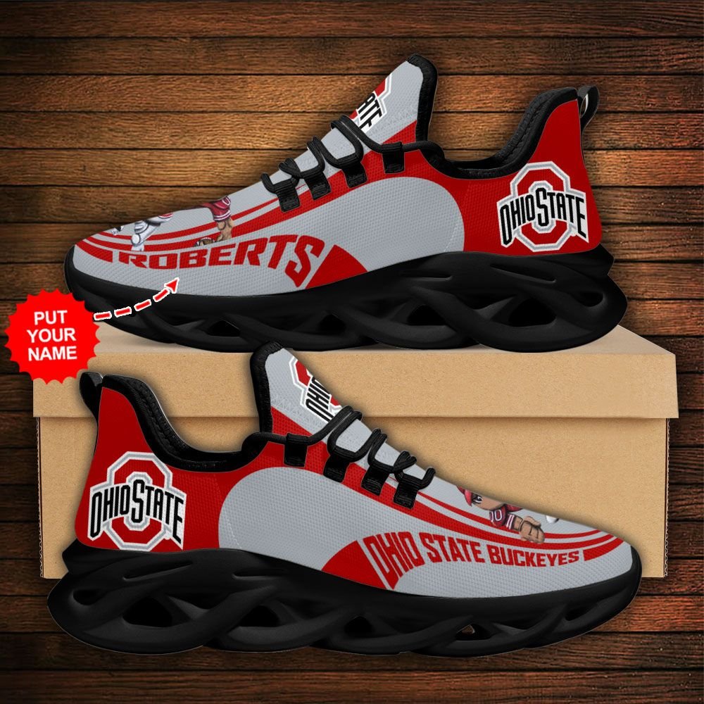 Personalized Ohio State Buckeyes Clunky Max Soul Shoes Personalized Ohio State Buckeyes Clunky Max Soul Shoes