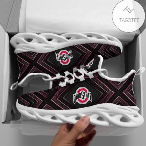 Personalized Ohio State Buckeyes Clunky Sneakers Max Soul Shoes