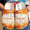 Personalized Orange Crocs Clog Shoes