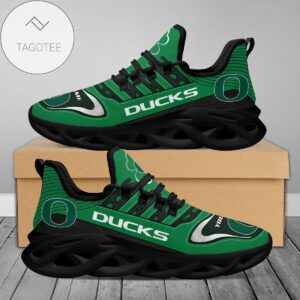 Personalized Oregon Ducks Ncaa Saint Patrick S Day Shamrock Custom Name Clunky Max Soul Shoes Sneakers For Mens Womens