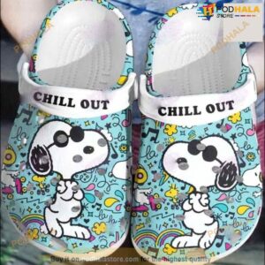 Personalized Peanuts Snoopy Chill Out Crocs Clog Slippers