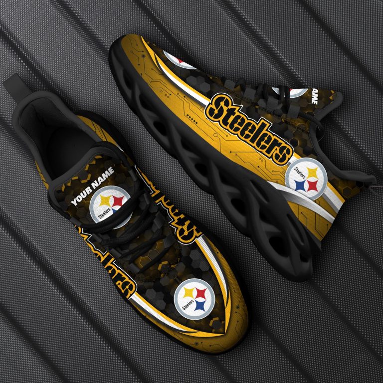 Personalized-Pittsburgh-Steelers-Football-Team-Max-Soul-Clunky-Sneaker-1