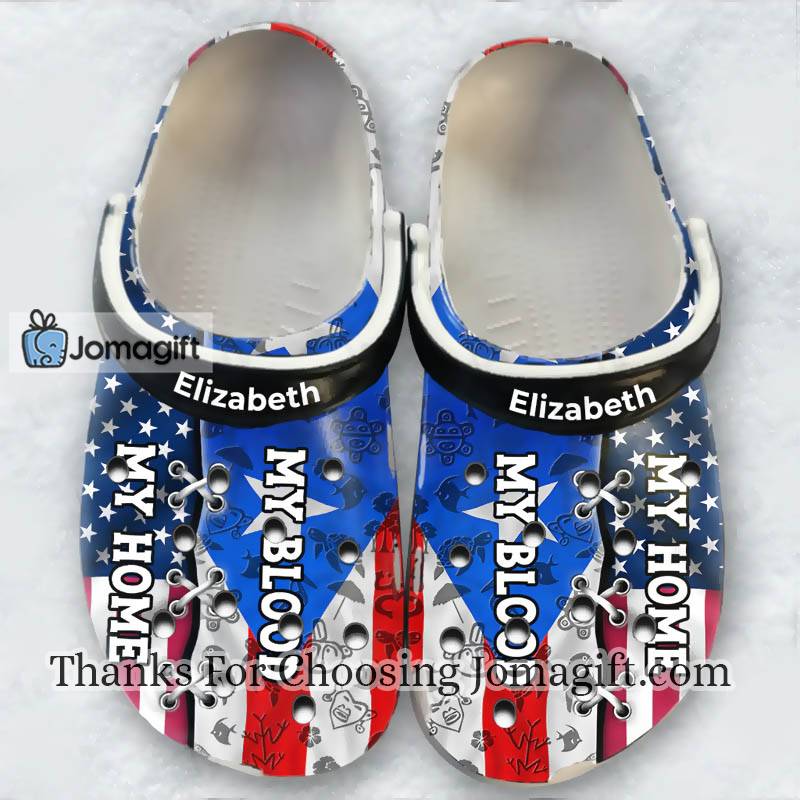 Personalized-Puerto-Rico-My-Blood-Crocs-Gift-1