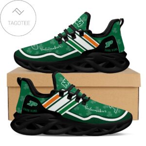 Personalized Purdue Boilermakers Ncaa Logo Saint Patrick S Day Shamrock Custom Name Clunky Max Soul Shoes Sneakers For Mens Womens