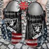 Personalized Raiders Us Flag Crocs Gift