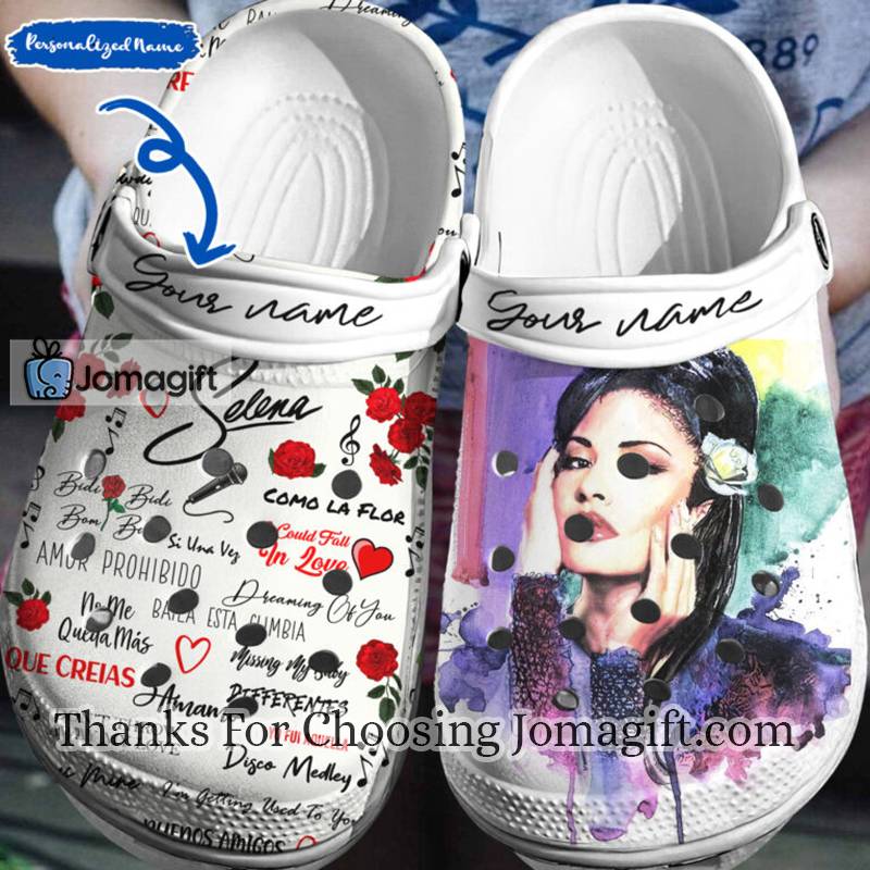 Personalized Selena Crocs Gift Personalized Selena Crocs Gift