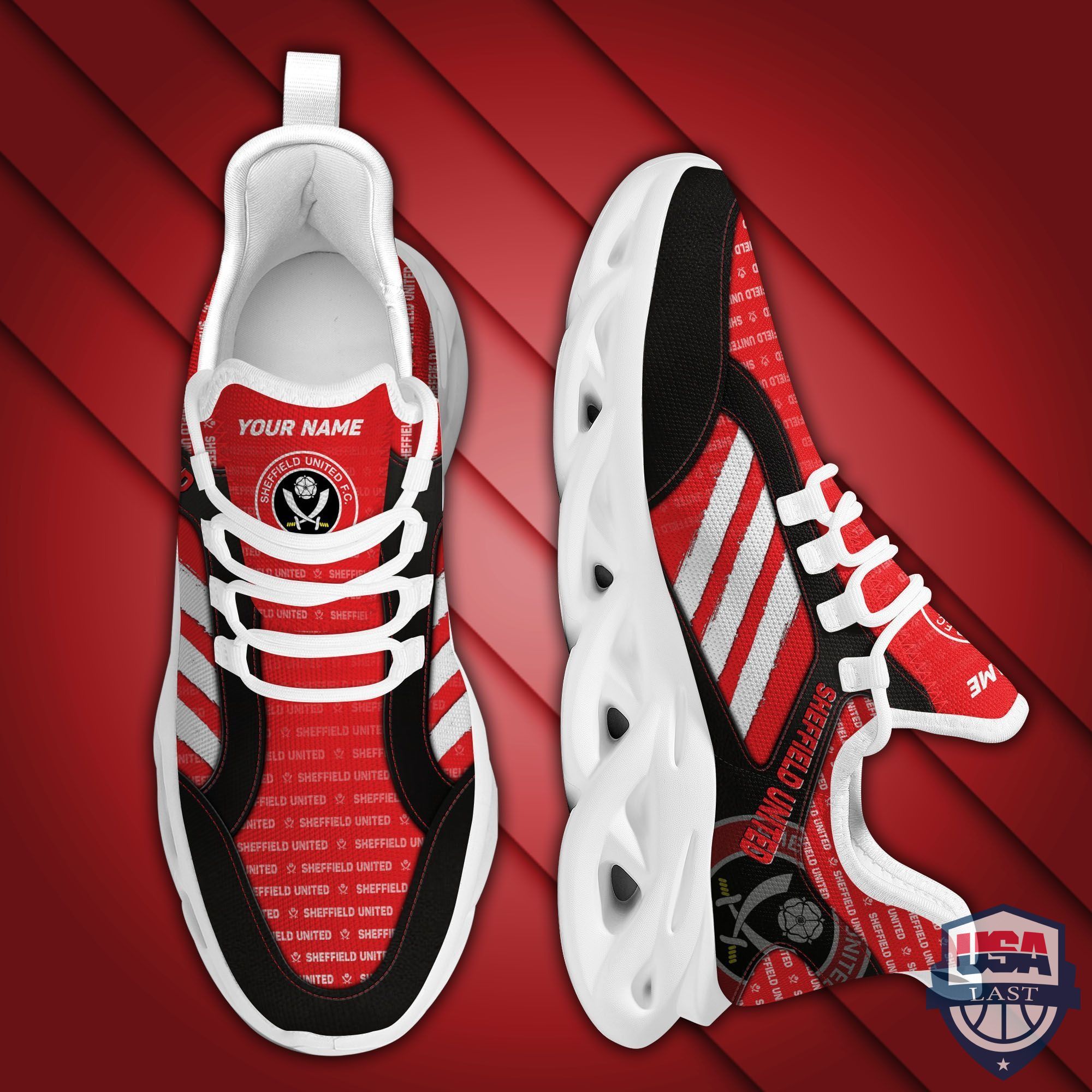 Personalized Sheffield United Fc Max Soul Sneakers Running Shoes Personalized Sheffield United Fc Max Soul Sneakers Running Shoes