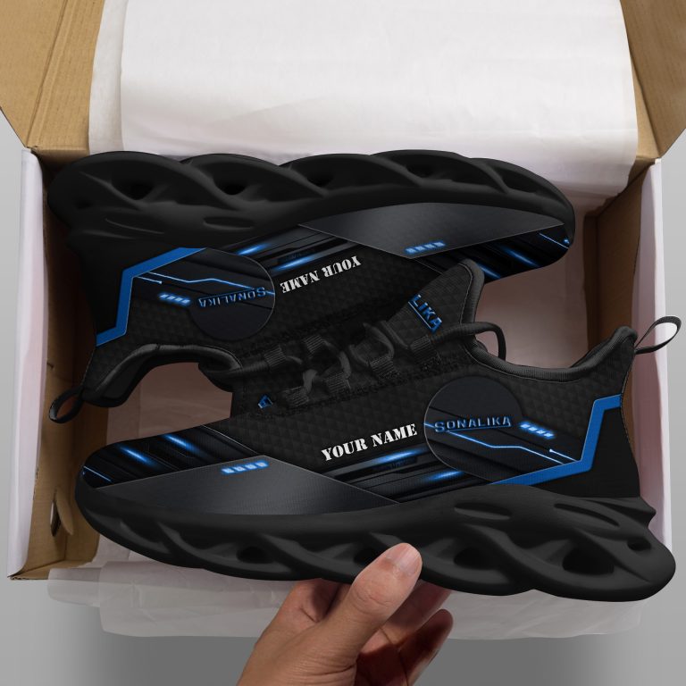 Personalized-Sonalika-Tractor-Custom-Black-Clunky-Max-Soul-Shoes-2