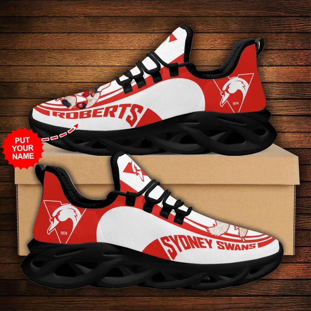 Personalized Sydney Swans Clunky Max Soul Shoes Personalized Sydney Swans Clunky Max Soul Shoes