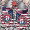 [Personalized] Texas Rangers Crocs Gift