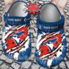 [Personalized] Toronto Blue Jays Ripped Claw Crocs Gift