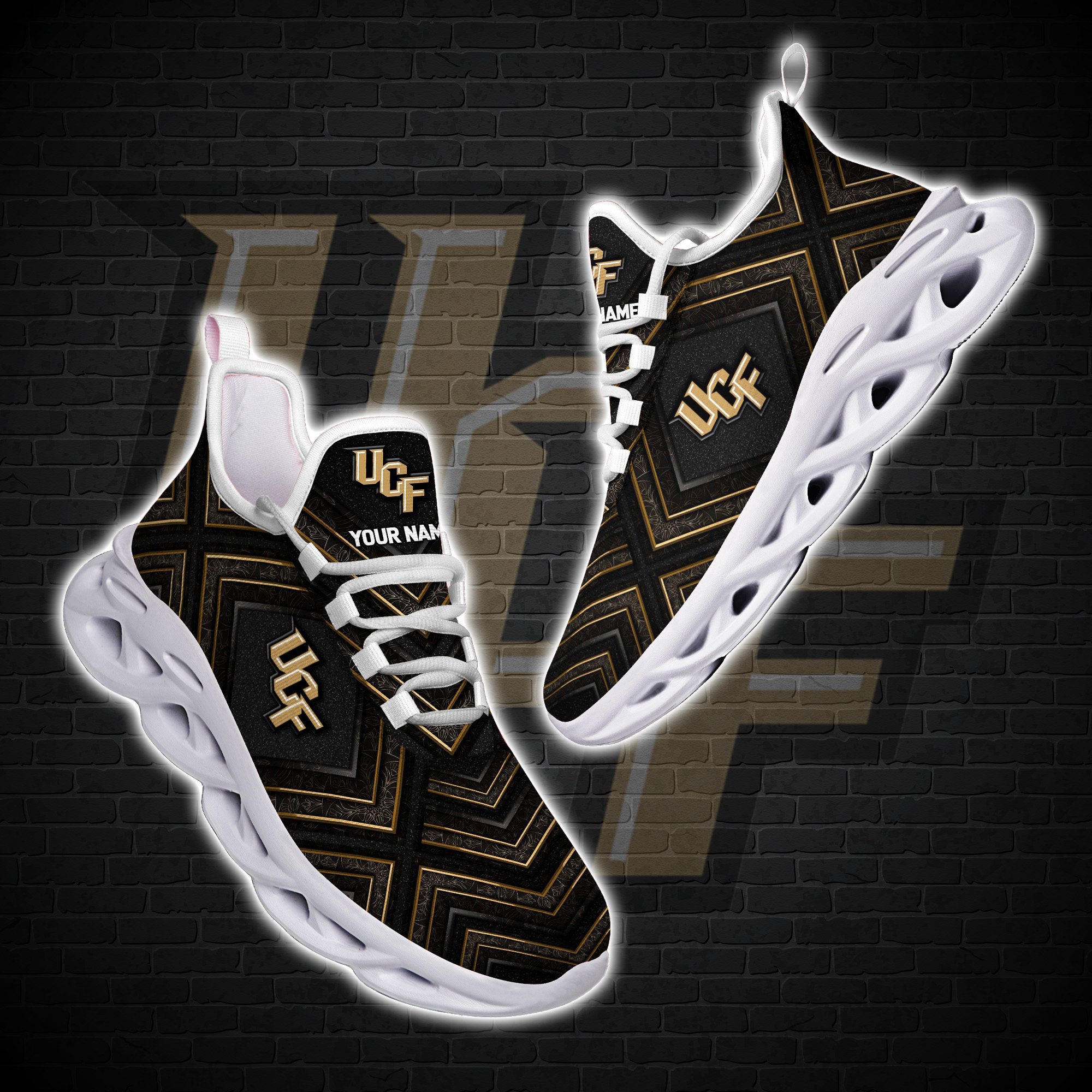 Personalized Ucf Knights Custom Clunky Max Soul Shoes Personalized Ucf Knights Custom Clunky Max Soul Shoes