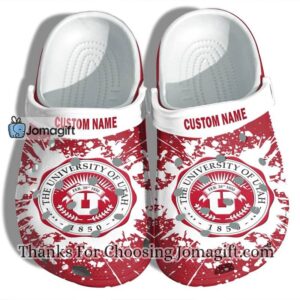 [Personalized] Utah Utes Crocs Crocband Clogs Gift
