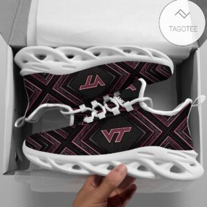 Personalized Virginia Tech Hokies Clunky Sneakers Max Soul Shoes