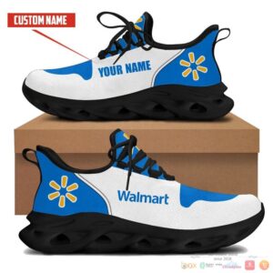 Personalized Walmart White Clunky Max Soul Shoes