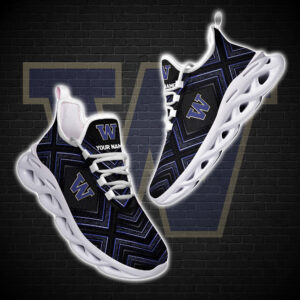 Personalized Washington Huskies Custom Clunky Max Soul Shoes