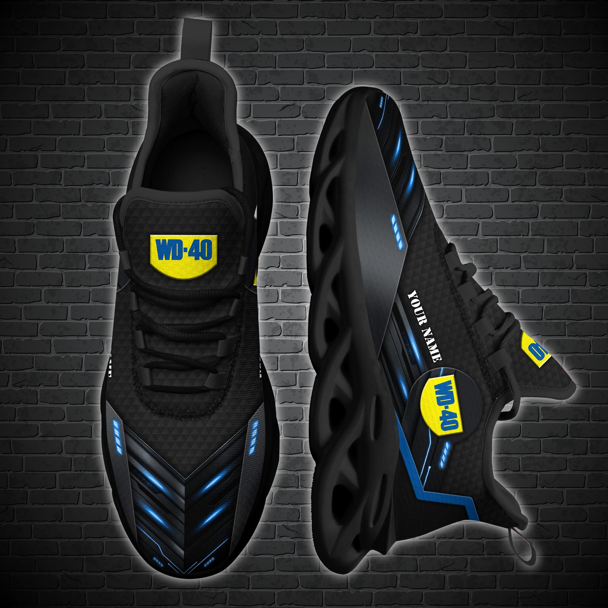 Personalized Wd-40 Max Soul Clunky Sneaker Personalized Wd-40 Max Soul Clunky Sneaker