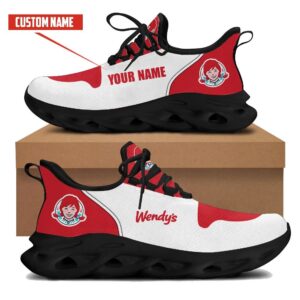 Personalized Wendy’S White Red Custom Clunky Max Soul Shoes
