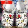 Personalized Woodstock Snoopy Rubber Comfy Footwear Crocs Clog Shoes For Men Women