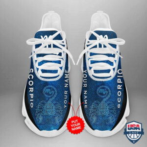 Personalized Zodiac Scorpio Custom Max Soul Sneaker Shoes