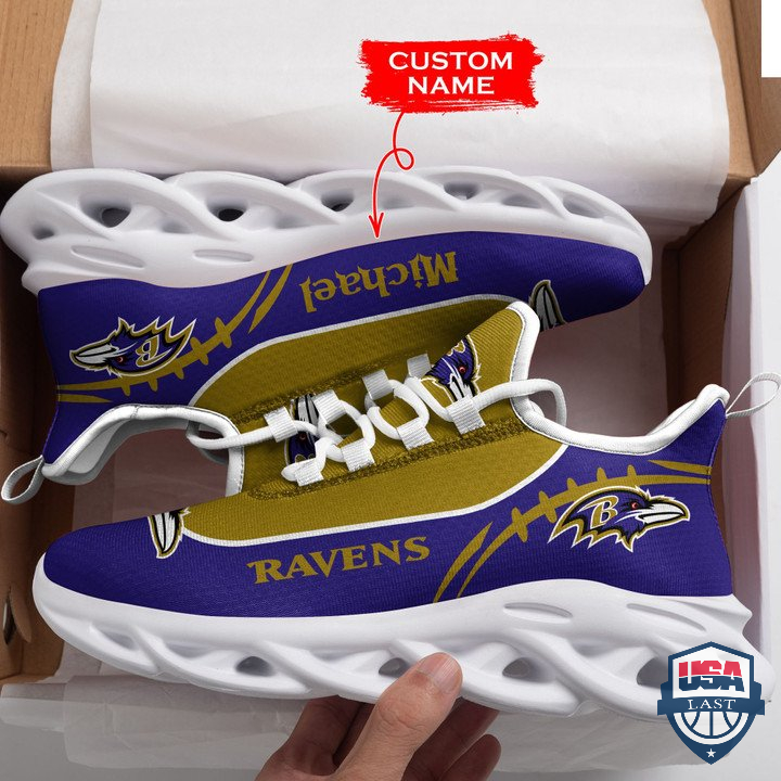 Pesonalized Baltimore Ravens Clunky Max Soul Shoes 40 Pesonalized Baltimore Ravens Clunky Max Soul Shoes 40