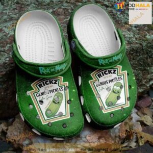 Pickle Rick Adult Size Crocs Clog Shoes