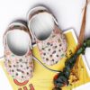 Pink Mushroom Pattern Crocband Crocs Clog Shoes