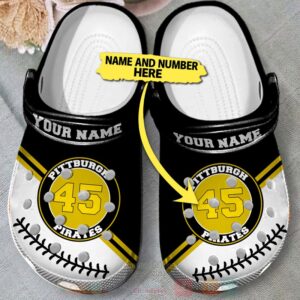 Pittsburgh Pirates Personalized Crocband Crocs Clog Shoes
