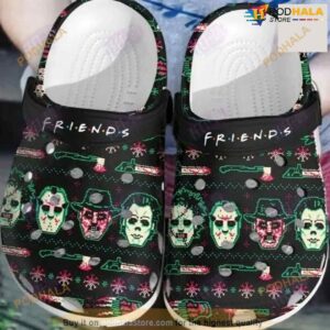 Pixel Art Friends Horror Movie Halloween Clog Classic Crocs Clogs Shoes