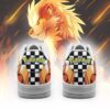 Poke Arcanine Checkerboard Pokemon Air Force Shoes