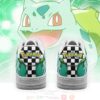 Poke Bulbasaur Checkerboard Pokemon Air Force Shoes