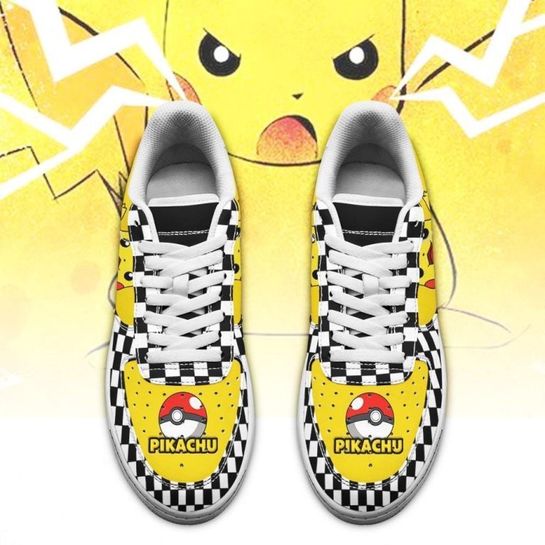 Poke-Pikachu-Checkerboard-Pokemon-Air-Force-Shoes-2