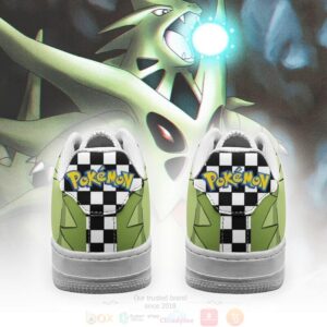 Poke Tyranitar Checkerboard Pokemon Air Force Shoes