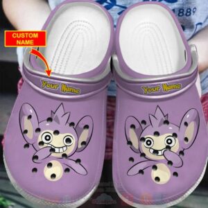 Pokemon Aipom Custom Name Crocband Crocs Clog Shoes