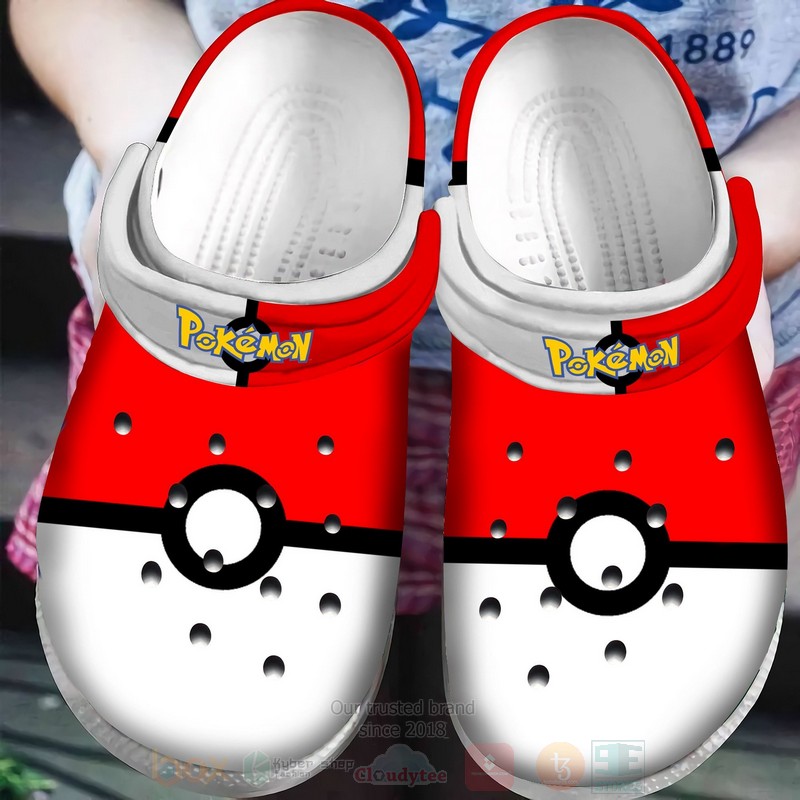 Pokemon Ball Custom Name Crocband Crocs Clog Shoes Pokemon Ball Custom Name Crocband Crocs Clog Shoes