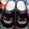 Pokemon Gengar Black Custom Name Crocband Crocs Clog Shoes